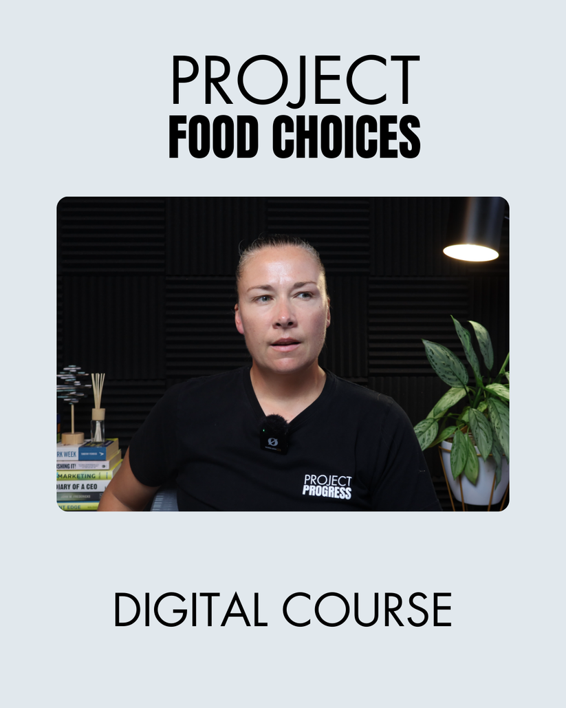 Project Food Choices Digital Course – Project Progress Academy